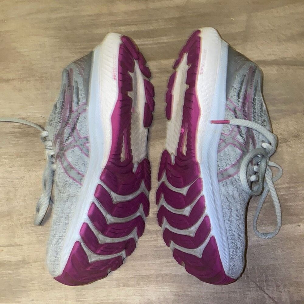 ASICS Gel Kayano 29 Running Shoes Grey Piedmont Grey Purple Orchid Size 8 - Picture 4 of 11